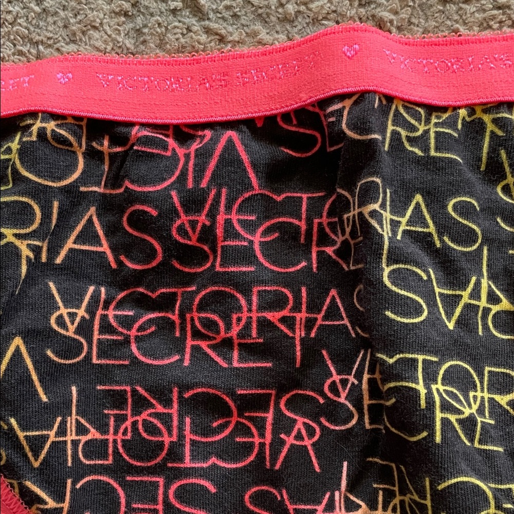 Victoria Secret Multicolor three pair highleg briefs panty Set Sz L - Picture 6 of 11
